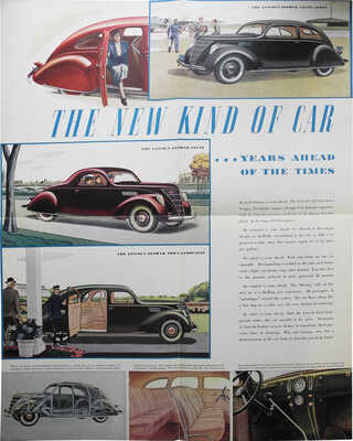 Лот из восьми рекламных
буклетов автомобилей 1930
-
х гг.
разных марок